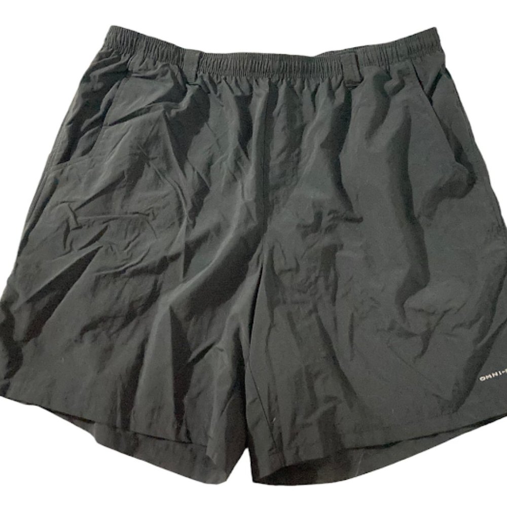 Columbia PFG Shorts Men's Size XL Black Omni Shade Pockets